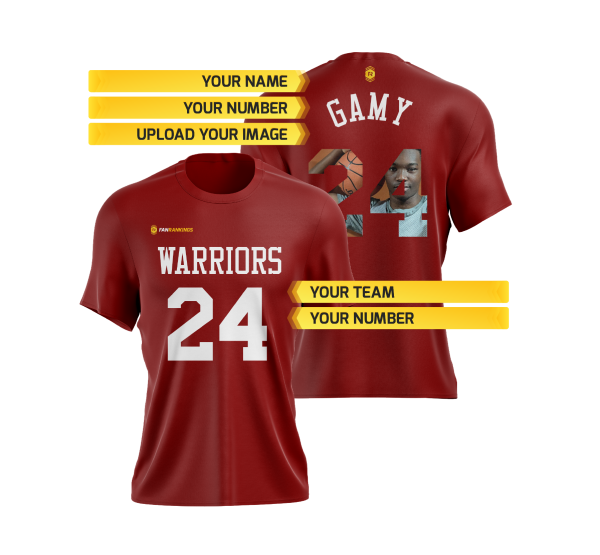 Team Jersey Custom Fan Rankings T-Shirt