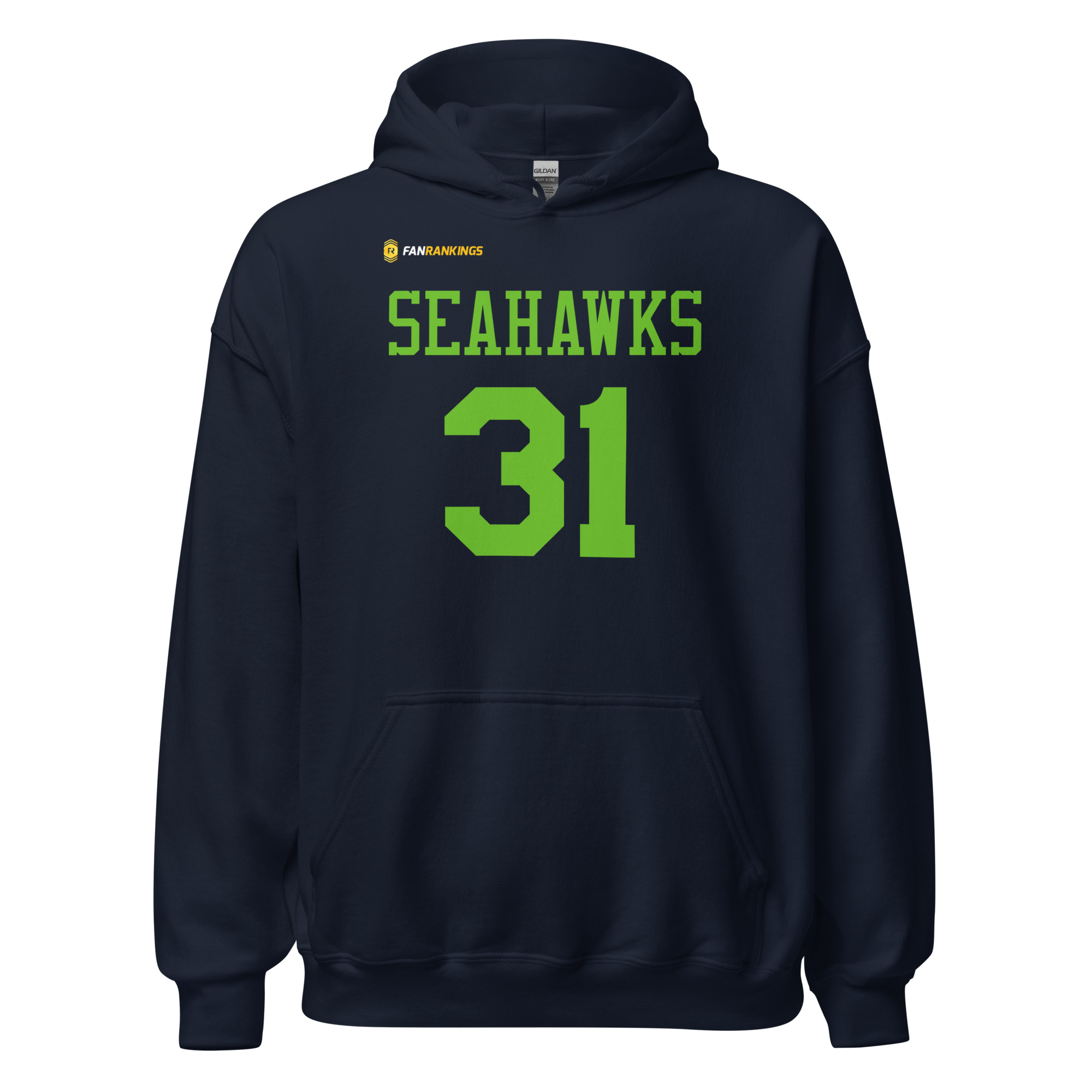 Team Jersey Custom Fan Rankings Hoodie - Image 2