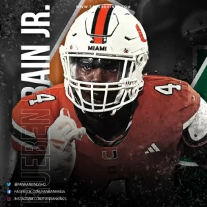 Top 10 Best Defensive Ends in College Football 2025-2026 Rankings Rueben-Bain-Jr.-Miami-Hurricanes
