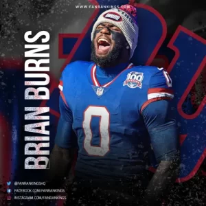 Top 10 Outside Linebackers in NFL 2025-2026 Rankings Brian-Burns-NY-Giants