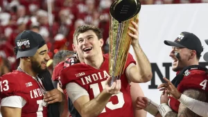 Top 10 Best College Football Team 2025-2026 Rankings Indiana Hoosiers National Championship Fernando Mendoza